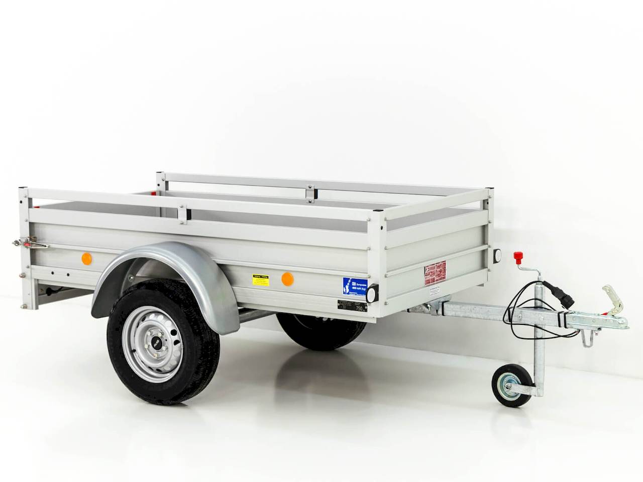 Koch-Anhänger U2 Tieflader 750kg 205x105x45cm Aluminium mit Aluboden