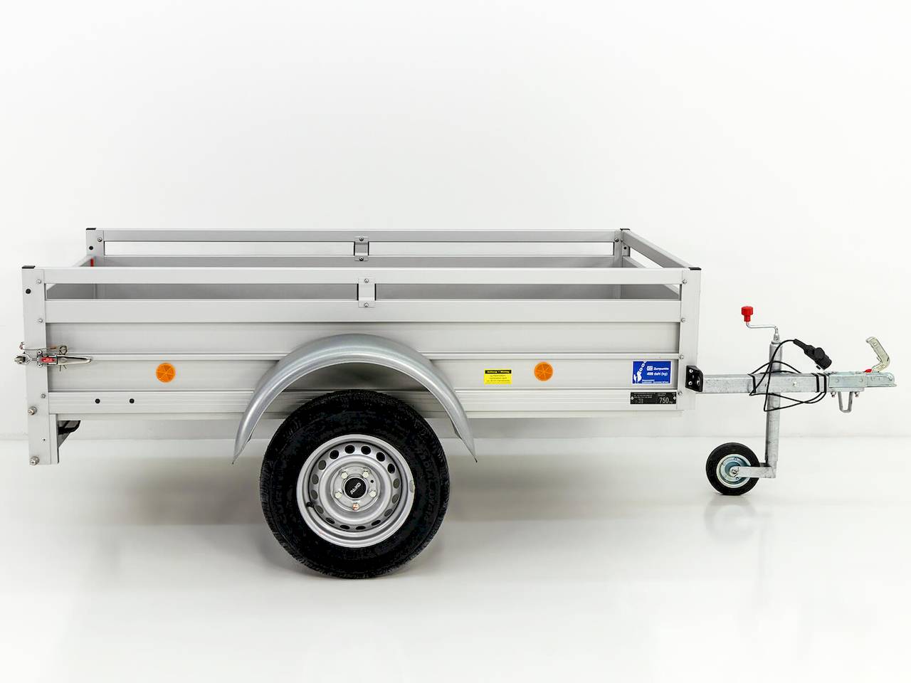 Koch-Anhänger U2 Tieflader 750kg 205x105x45cm Aluminium mit Aluboden – Bild 2