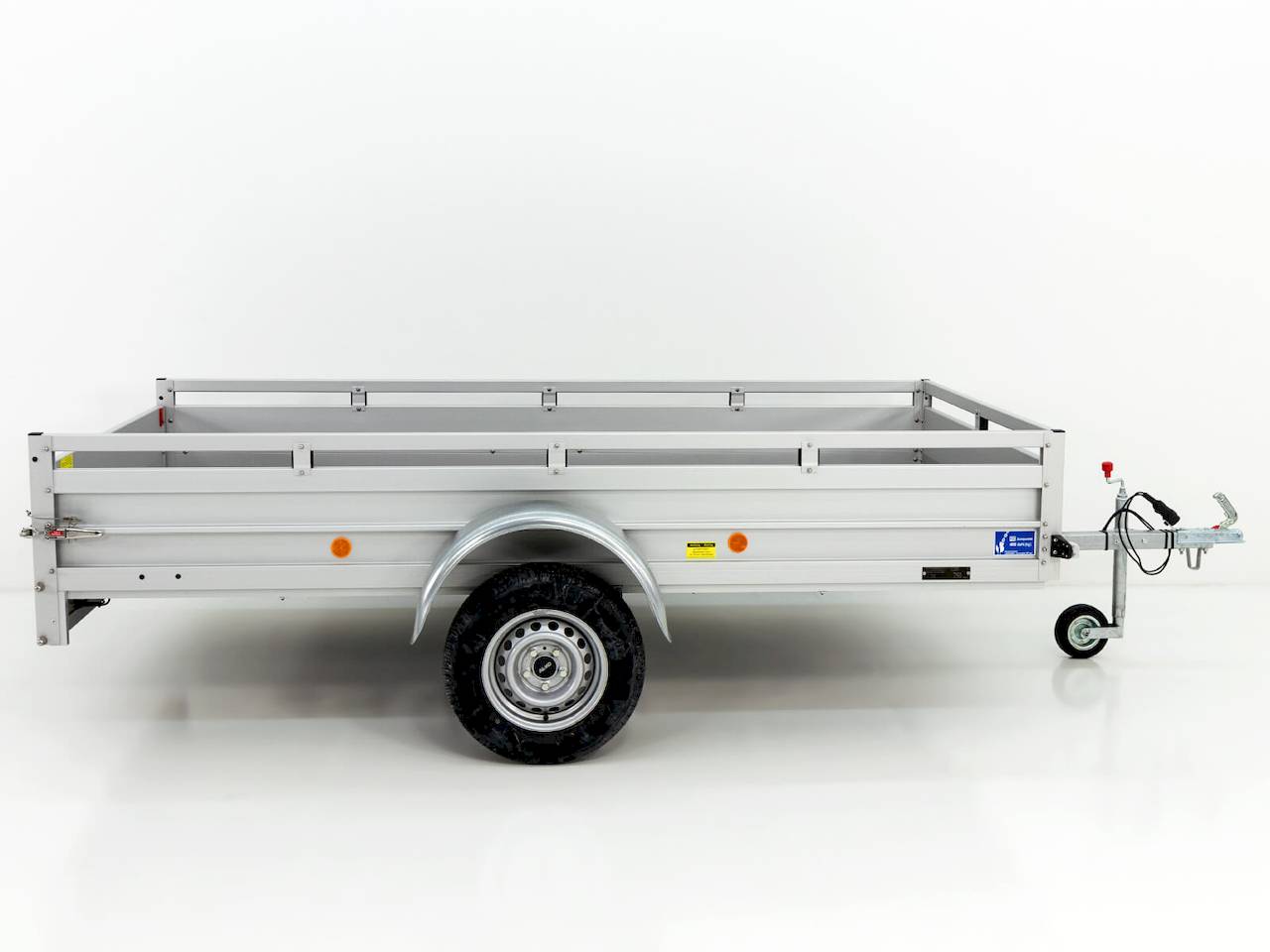 Koch-Anhänger U7 Tieflader 750kg 300x150x45cm Aluminium – Bild 2