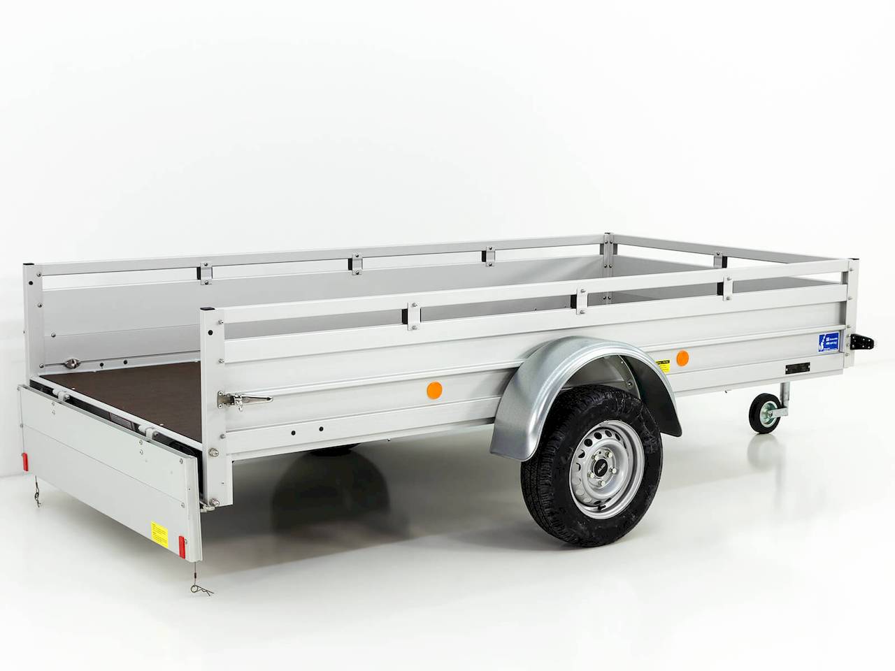 Koch-Anhänger U7 Tieflader 750kg 300x150x45cm Aluminium – Bild 4