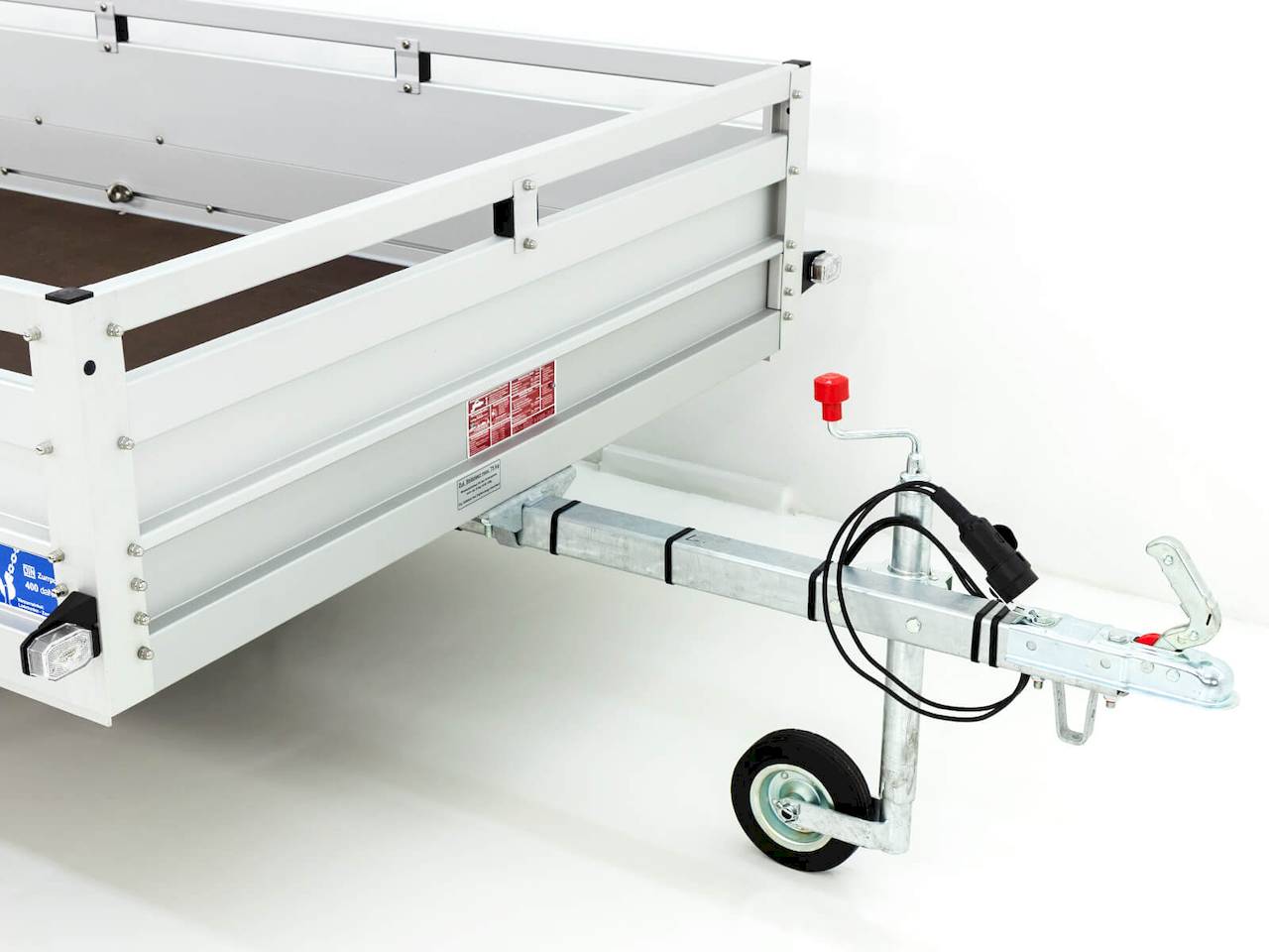 Koch-Anhänger U7 Tieflader 750kg 300x150x45cm Aluminium – Bild 7