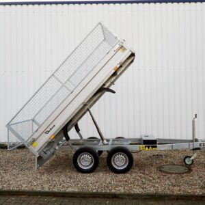 Cheval Liberté Debon PW1.2 LUX Rückwärtskipper 2000 kg mit Gitteraufsatz und Elektrohydraulik – 306 x 155 x 90 cm
